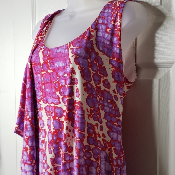 Jennifer Lopez/ Multicolored Sheath Dress/Size M - Picture 6 of 7